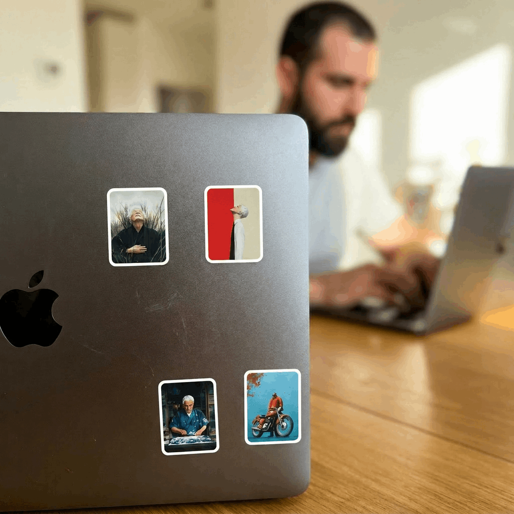 Masculine Inner Voice Unfollowing Stickers