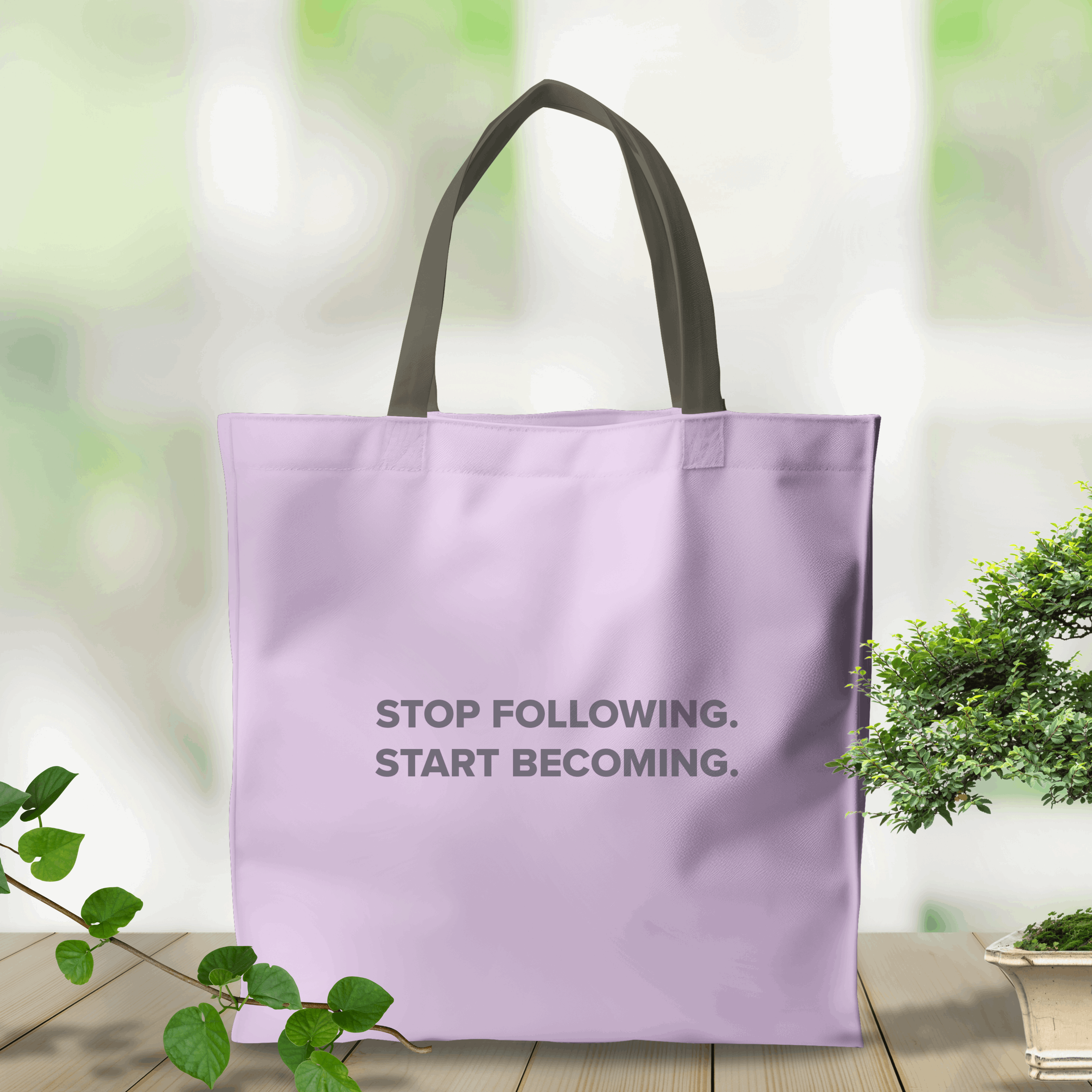 Unfollowing Tote Bag
