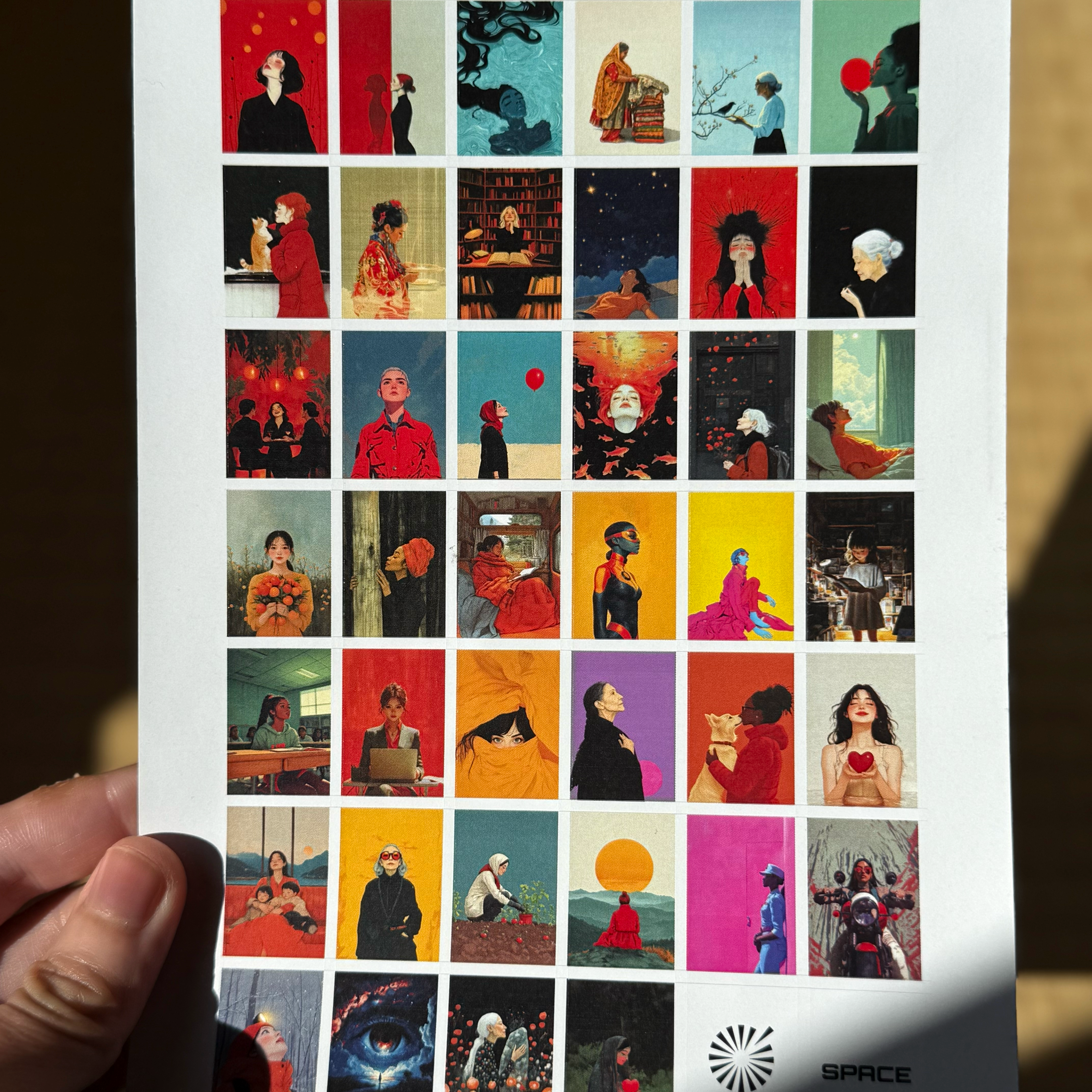 Space for Yourself Stickers