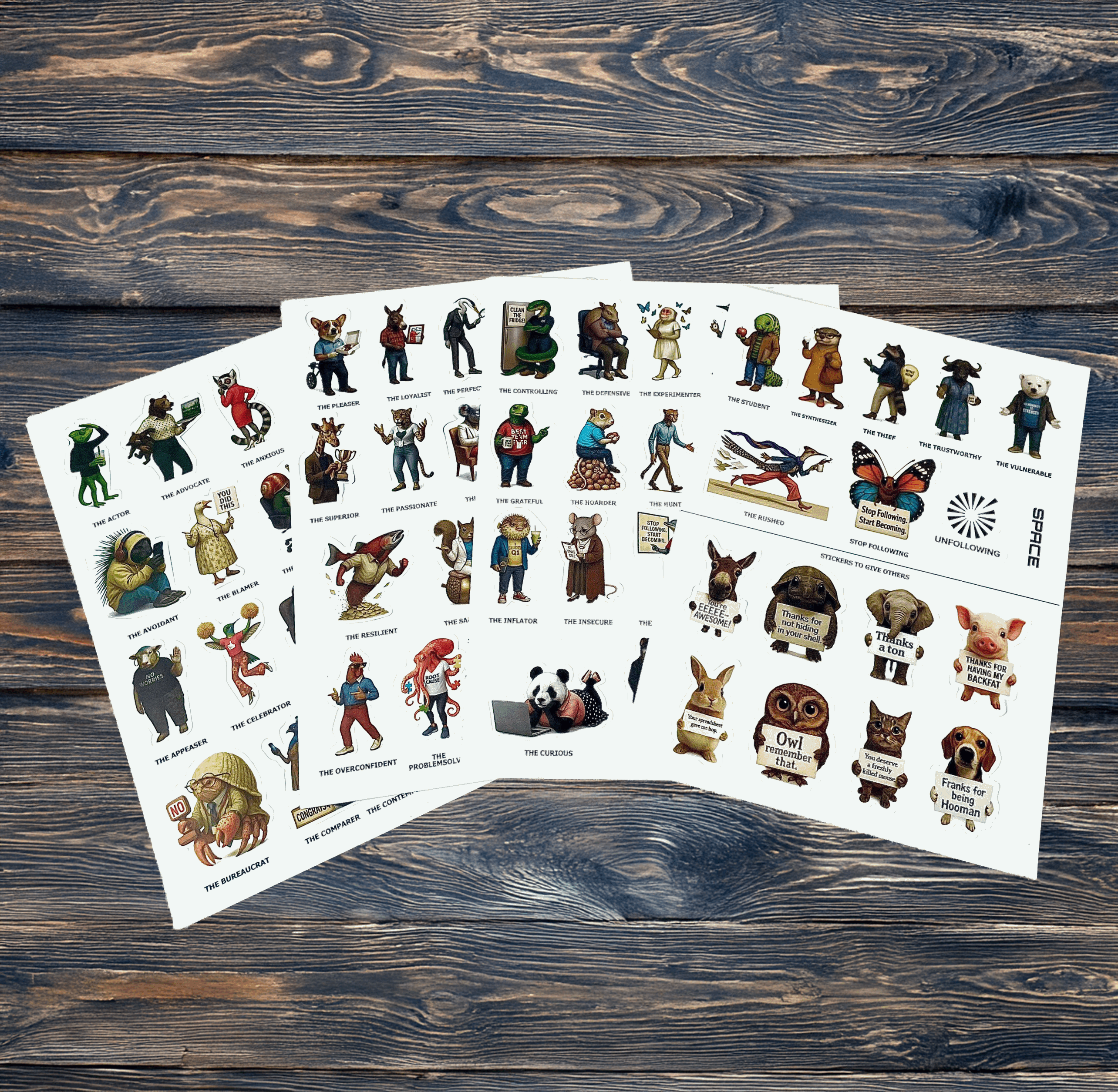 Space for Work Stickers